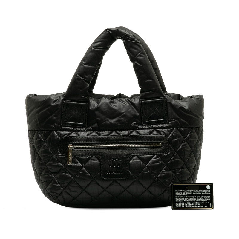 Top Quality Chanel Coca-Cola PM Coca-Cola Killing Tote Bag Black Nylon Leather  Chanel