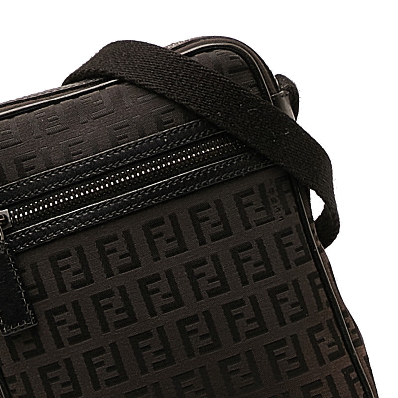 Fendi Crossbody Bag in Leather Black Ladies 8BT098
