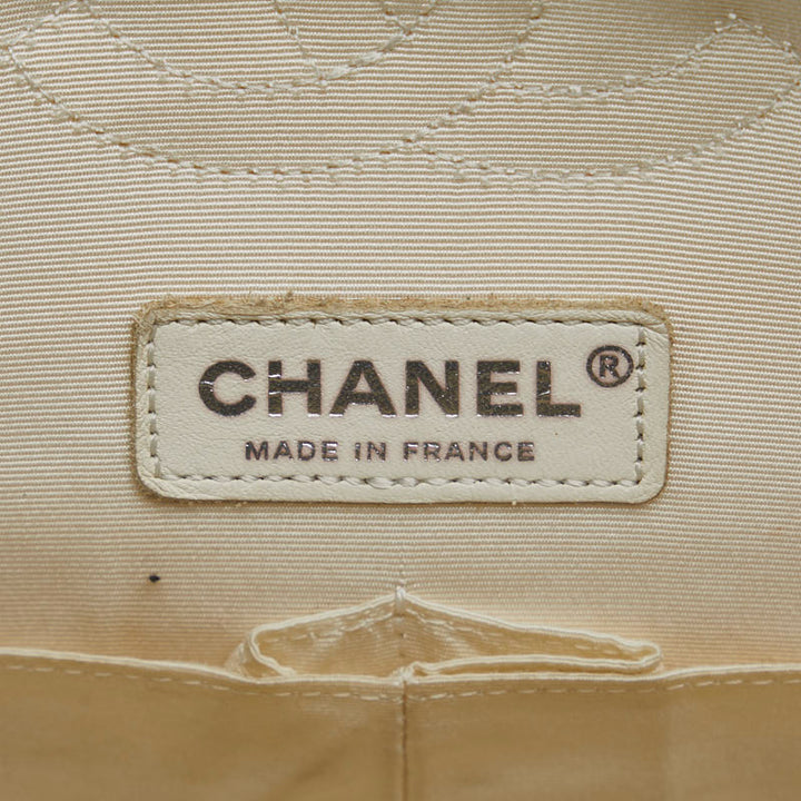 Top Quality Chanel Matrases Chain Twin Chain houlder Bag White Black Canvas  Chanel