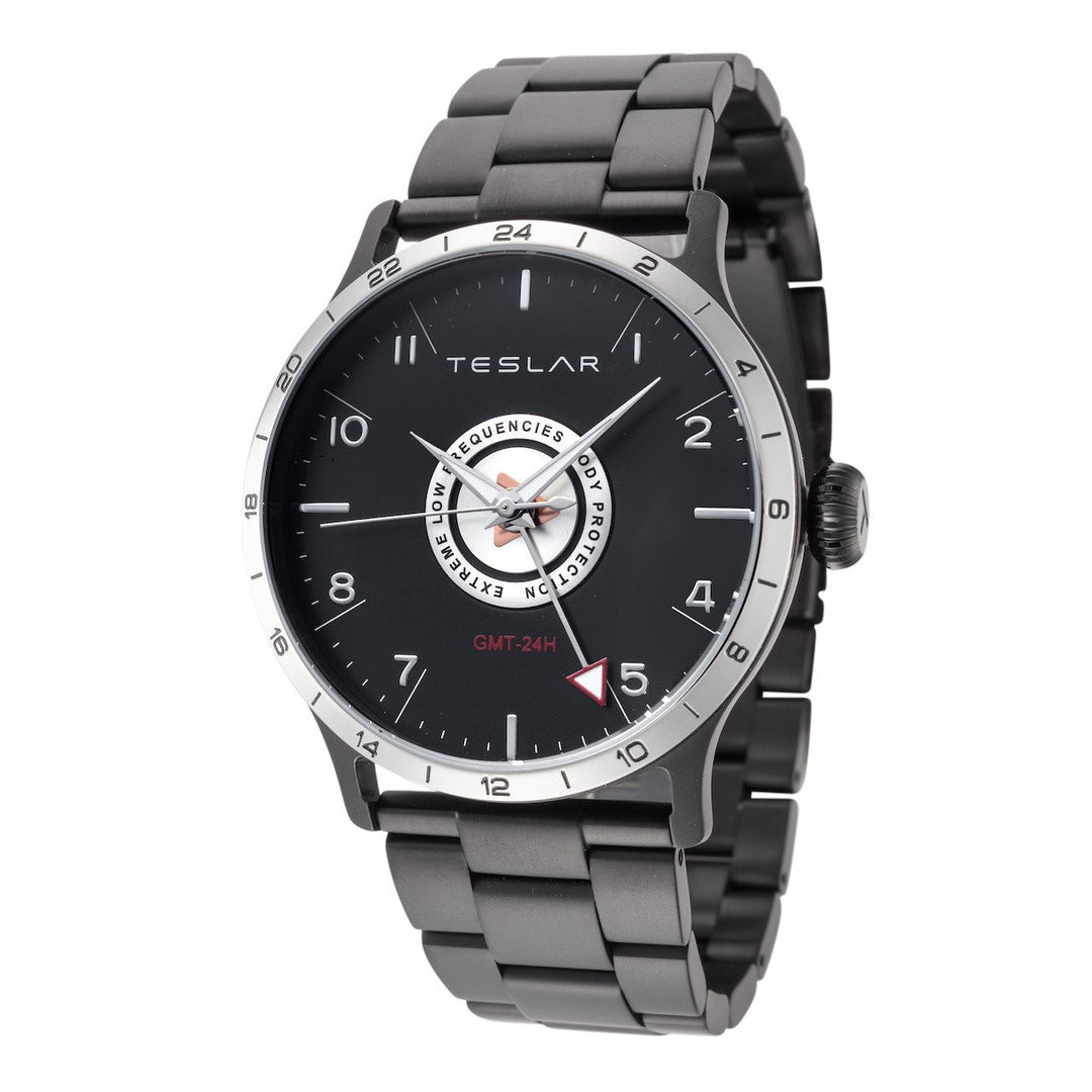 Teslar Men's Re-Balance T-7 44mm Quartz GMT Watch