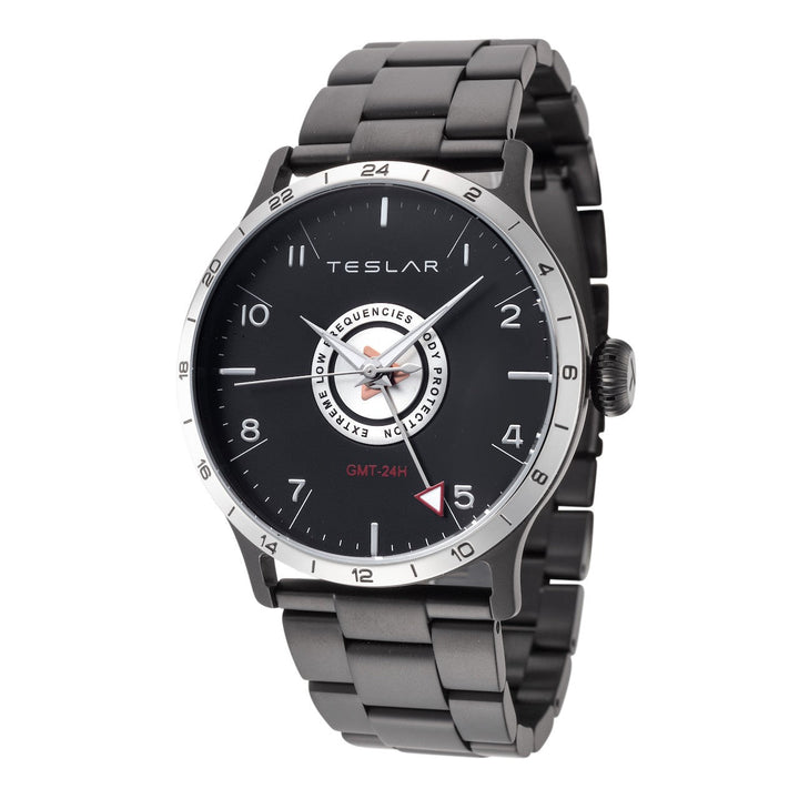 Teslar Men's Re-Balance T-7 44mm Quartz GMT Watch