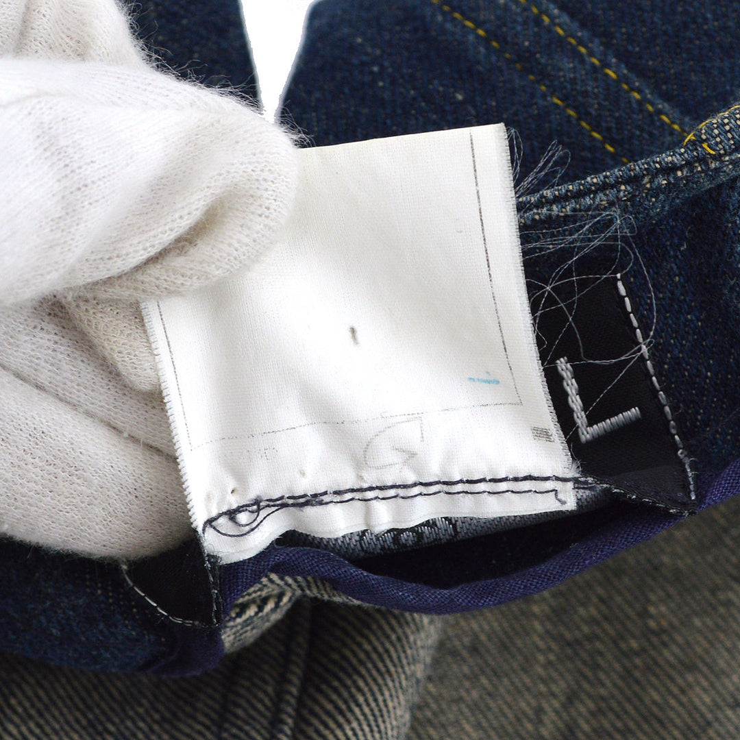 Top Quality Chanel Collarless Denim Jacket Indigo 96A #34