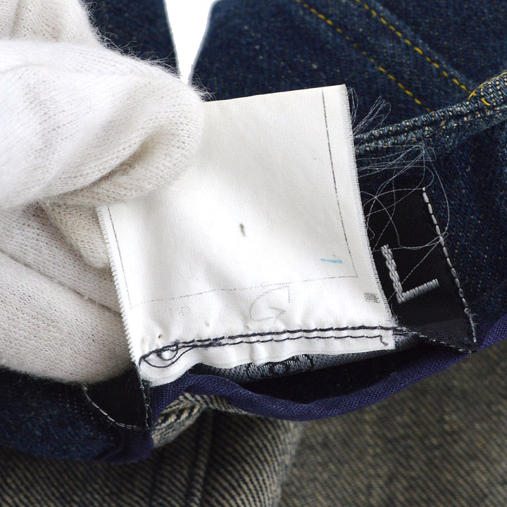 Top Quality Chanel Collarless Denim Jacket Indigo 96A #34