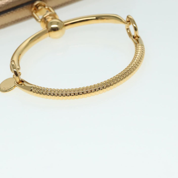 Chloe Nile Small Minodiaire Shoulder Bag Leather Gold 92103