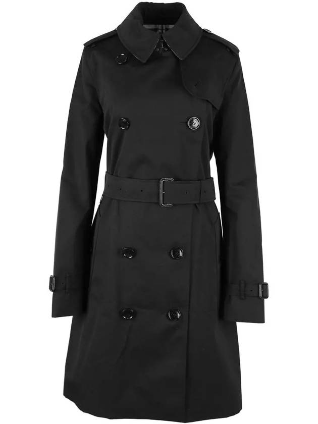 Burberry WoMen's Kensington Trench Coat Black
