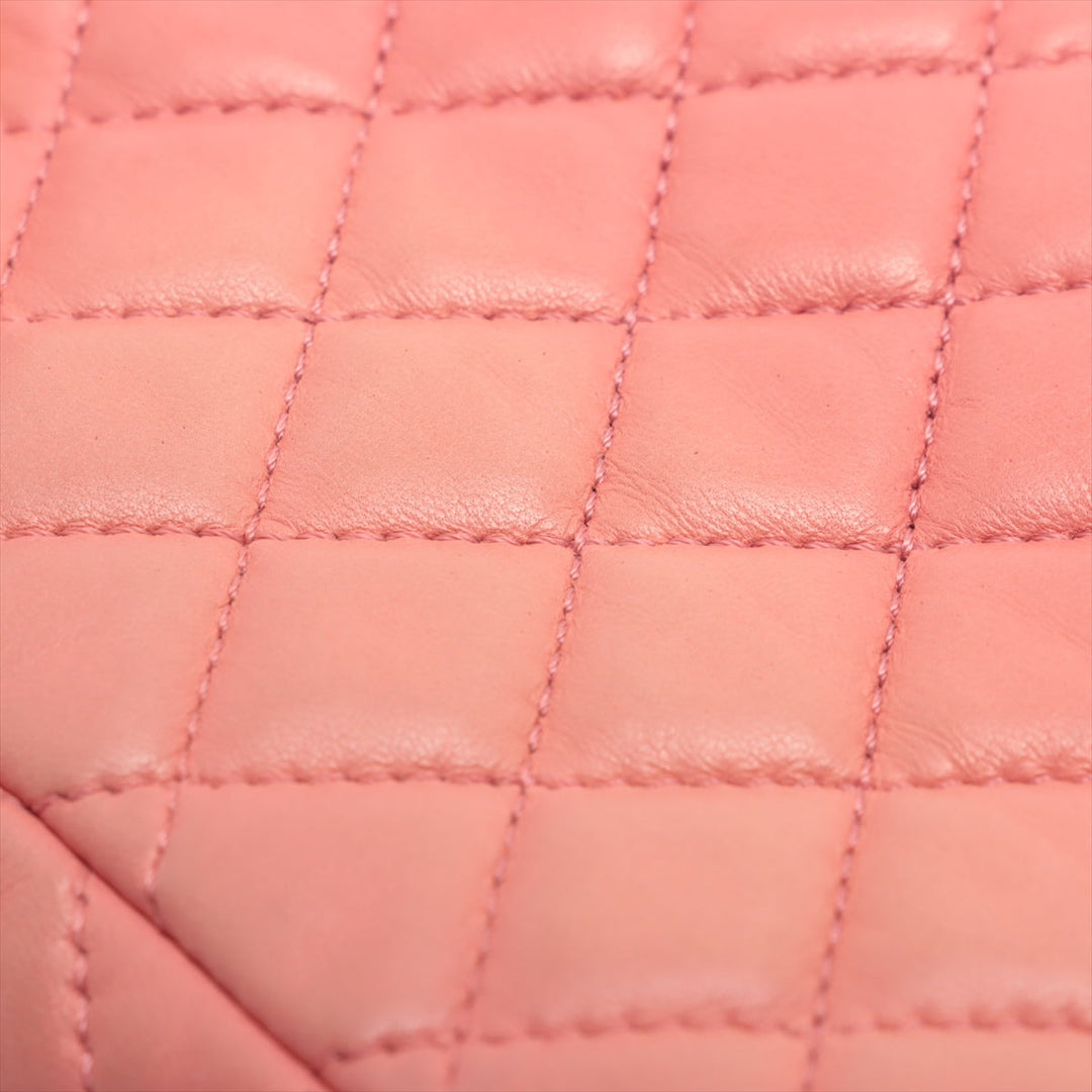 Top Quality Chanel Lambskin  Chain Shoulder Bag Pink Gold