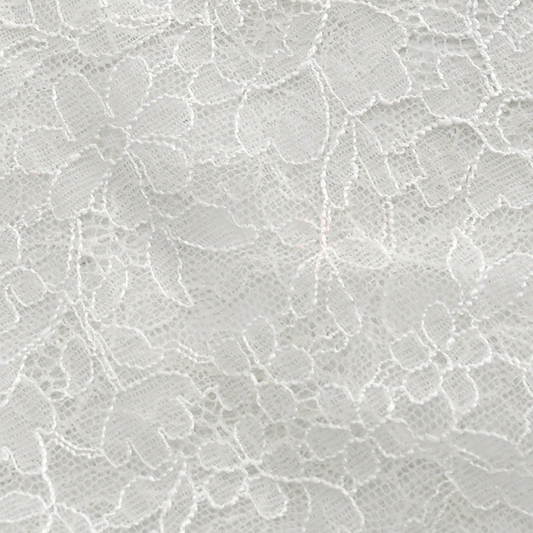 Top Quality Chanel Lace Long Sleeve Tops White 04A #38