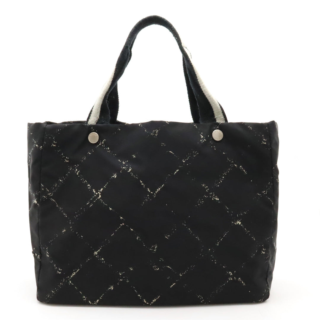 Top Quality Chanel  Travel Line Tote MM Tooth Bag Shoulder Bag Shoulder Bag Nylon Black Red Red Silver Gold  Blumin