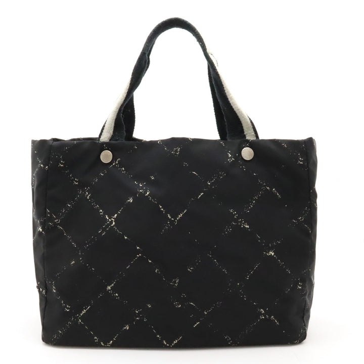 Top Quality Chanel  Travel Line Tote MM Tooth Bag Shoulder Bag Shoulder Bag Nylon Black Red Red Silver Gold  Blumin