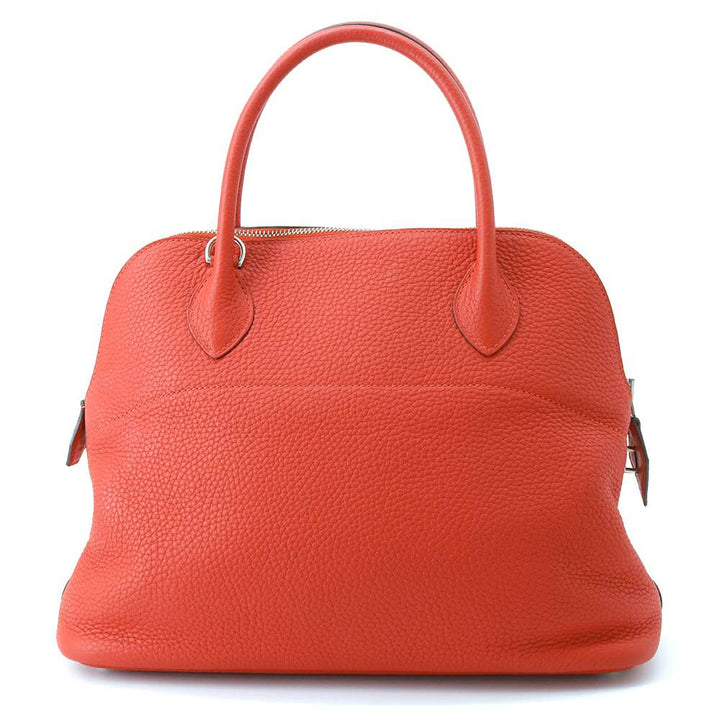 HERMES Bolide Rouge Pivoine Taurillon Clemence Size 31