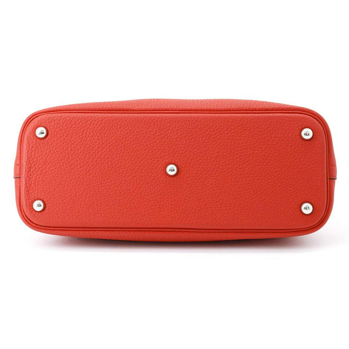 HERMES Bolide Rouge Pivoine Taurillon Clemence Size 31