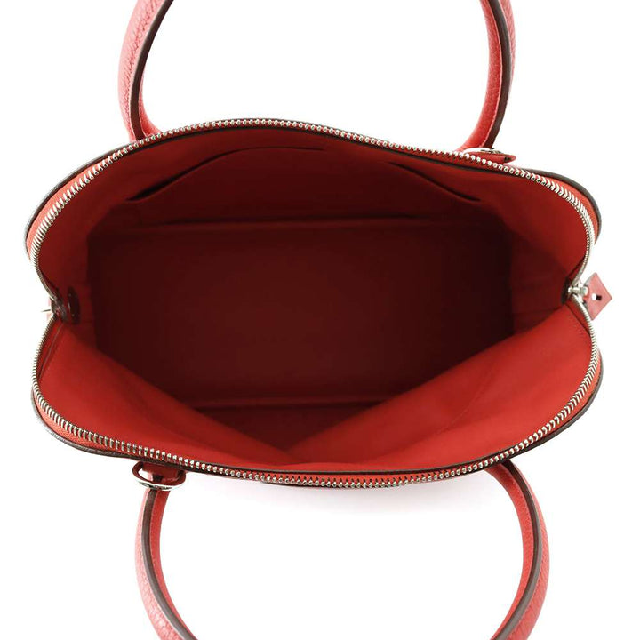 HERMES Bolide Rouge Pivoine Taurillon Clemence Size 31