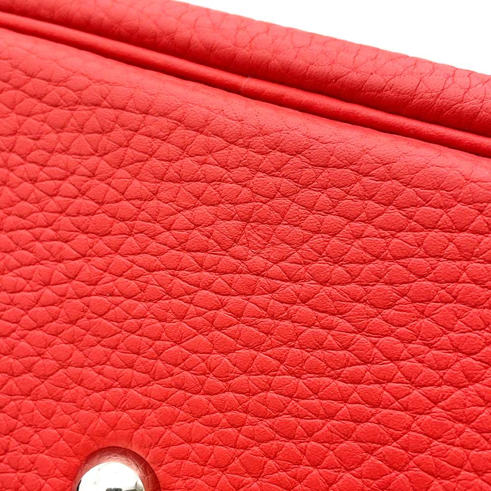 HERMES Bolide Rouge Pivoine Taurillon Clemence Size 31