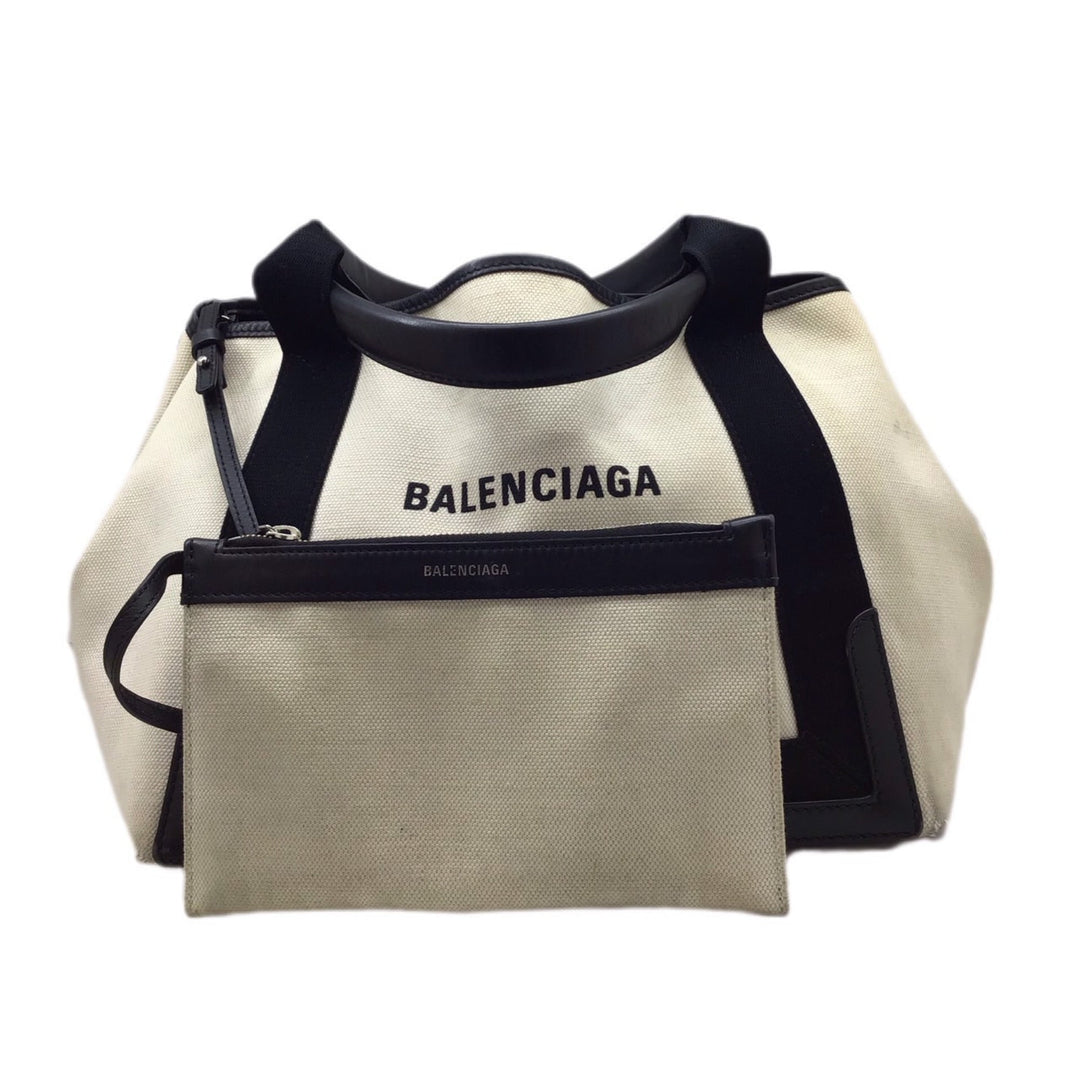 Top Quality Balenciaga Navy Cabas Handbag
