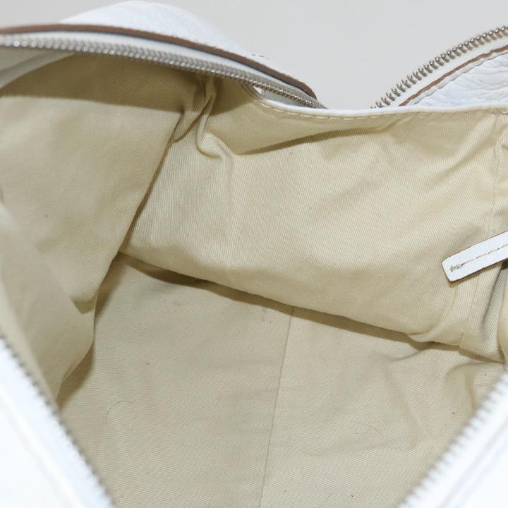 Chloe Paddington Hand Bag Leather White 93544