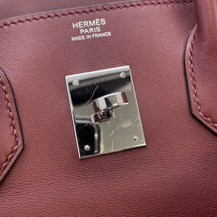 Hermes Birkin Rouge H Swift Leather Size 30
