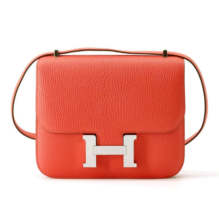Hermes Constance3 Verso Rose Texas/Rose Ete Chevre Myzore Goatskin Size Mini