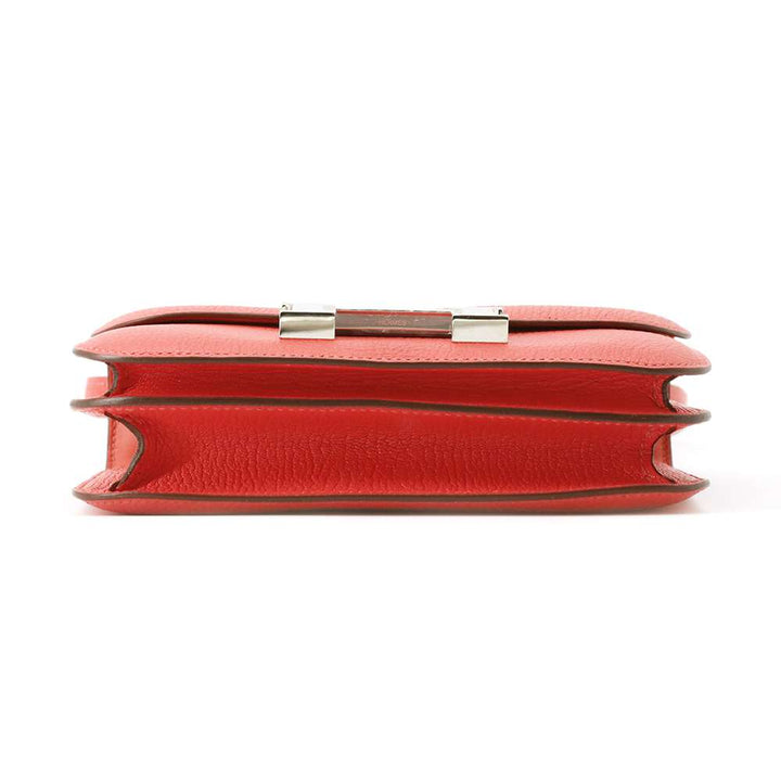 Hermes Constance3 Verso Rose Texas/Rose Ete Chevre Myzore Goatskin Size Mini