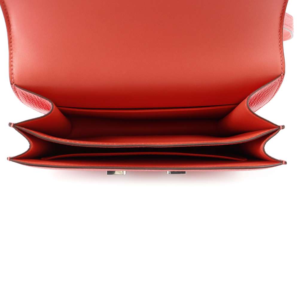 Hermes Constance3 Verso Rose Texas/Rose Ete Chevre Myzore Goatskin Size Mini