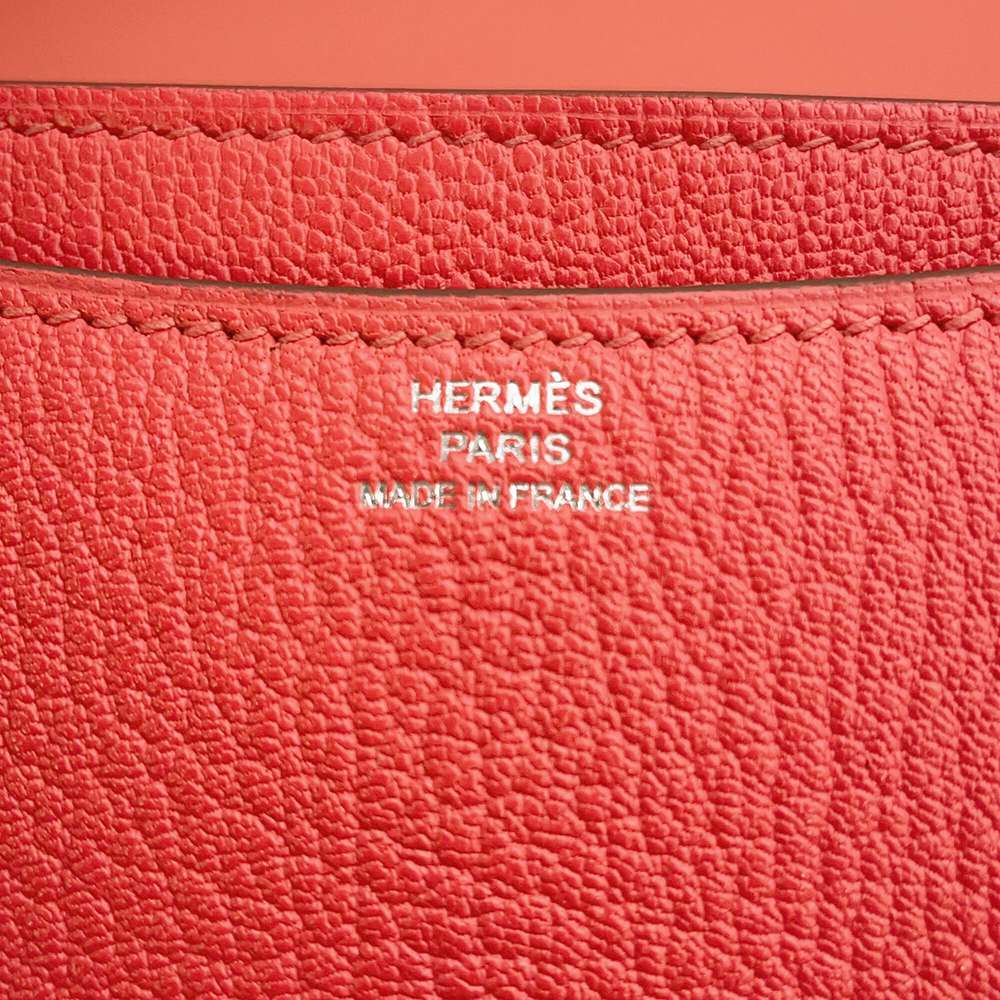 Hermes Constance3 Verso Rose Texas/Rose Ete Chevre Myzore Goatskin Size Mini