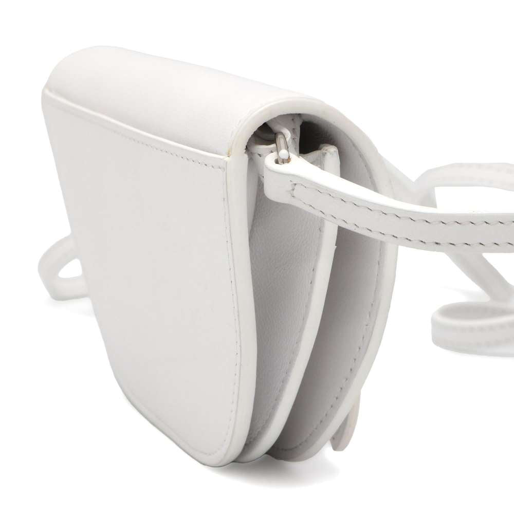 BURBERRY Mini Olympia Micro Shoulder Bag White 8040736 Leather Size Mini