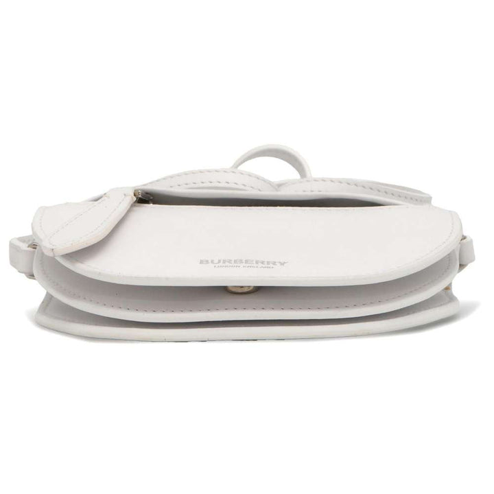 BURBERRY Mini Olympia Micro Shoulder Bag White 8040736 Leather Size Mini