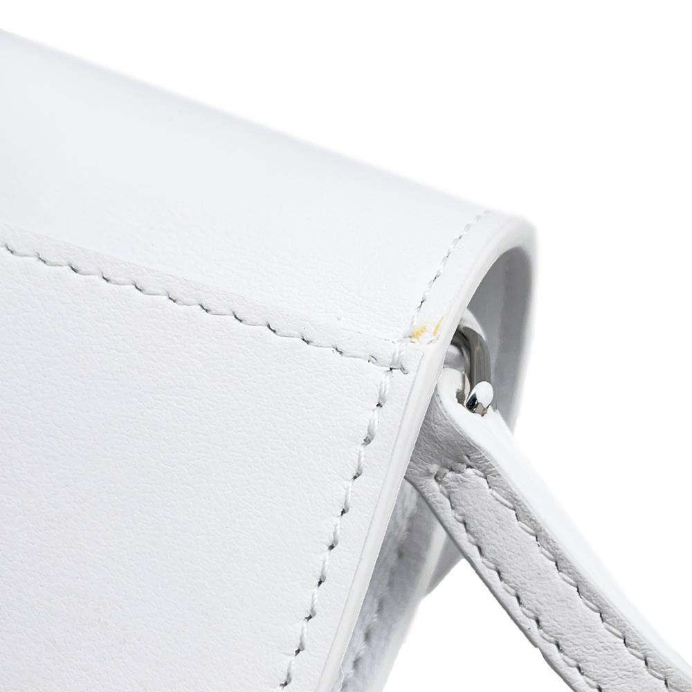 BURBERRY Mini Olympia Micro Shoulder Bag White 8040736 Leather Size Mini
