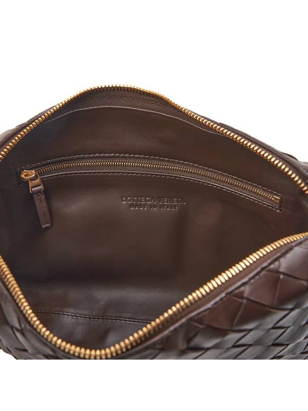Bottega veneta Intrecciato Leather Cross Bag Brown