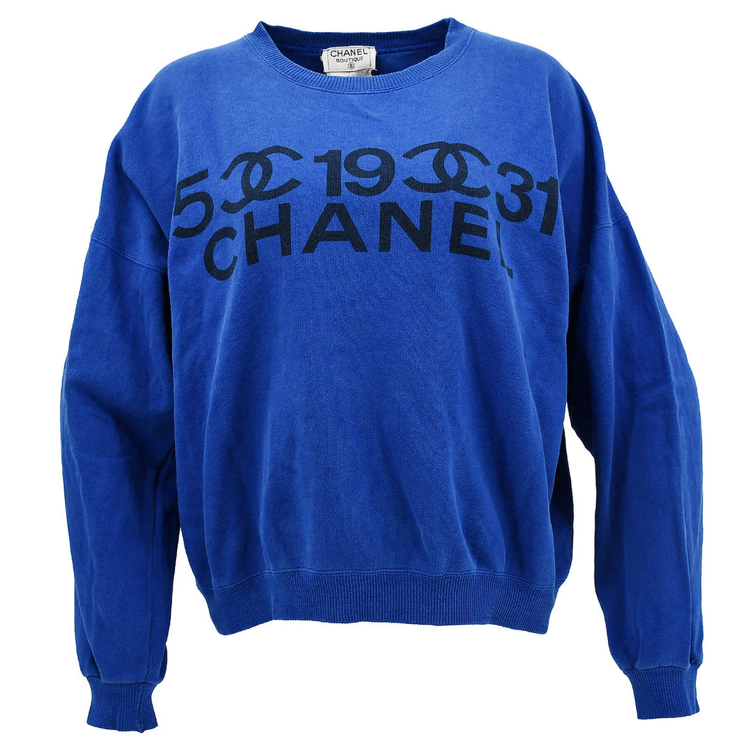 Top Quality Chanel logo-print cotton sweatshirt #L