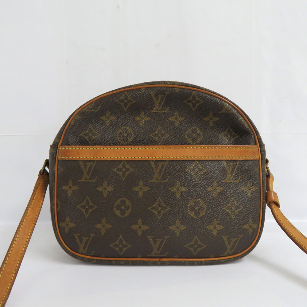 Louis Vuitton M51222 Monogram Shoulder Bag Crossbody Leather PVC Brown