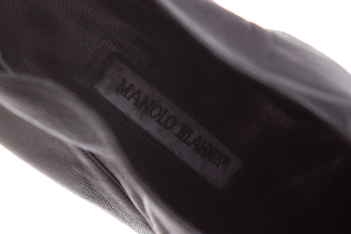 Manolo Blahnik Black Booties SZ 40.5