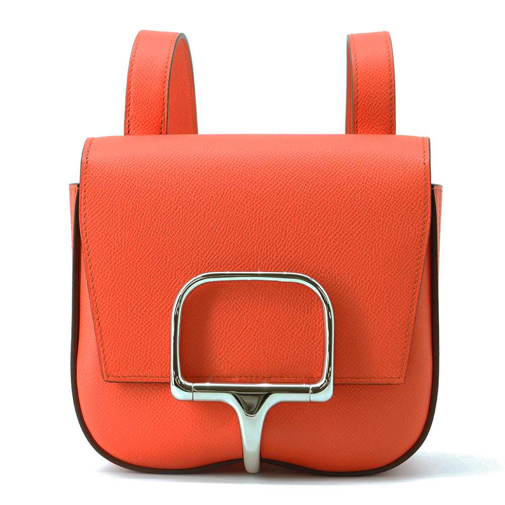 HERMES Della Cavaleria Rose texas Epsom Size Mini