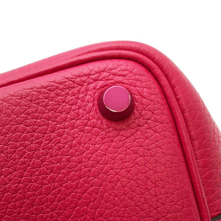 Hermes Picotin Lock Mono Chrome Rose mexico Taurillon Clemence Size PM