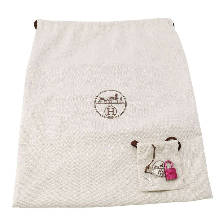Hermes Picotin Lock Mono Chrome Rose mexico Taurillon Clemence Size PM