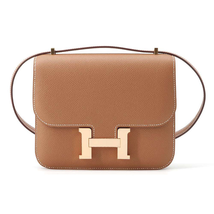 HERMES Constance3 Miroir Gold Epsom Size Mini