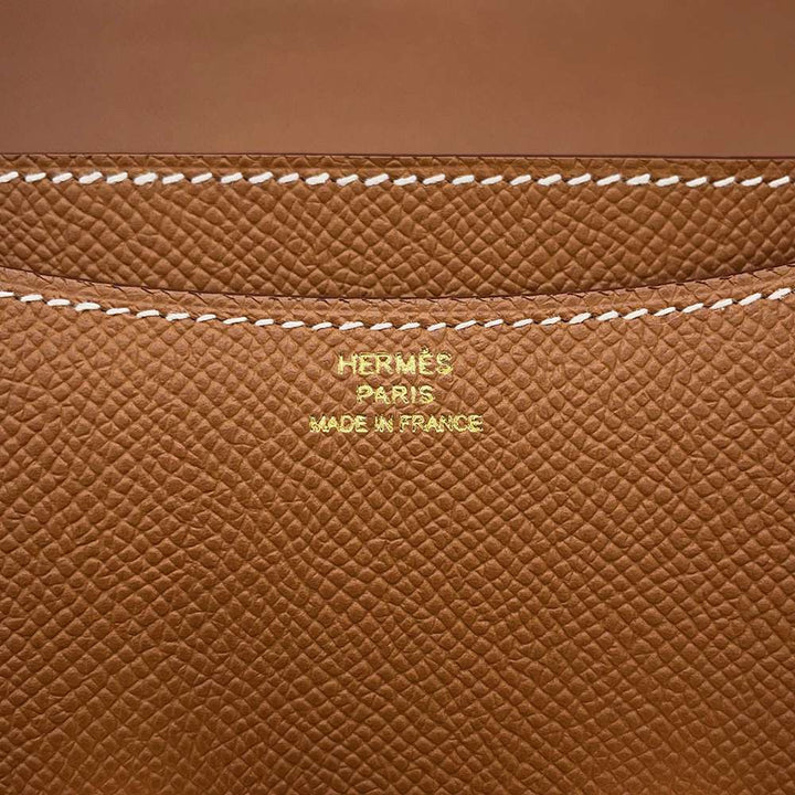 HERMES Constance3 Miroir Gold Epsom Size Mini