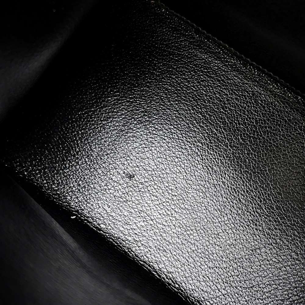 HERMES Mini Kelly Black Box Calf Leather Size 20