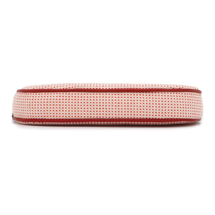 HERMES Pouch "Echappé" Cognac Cotton100%