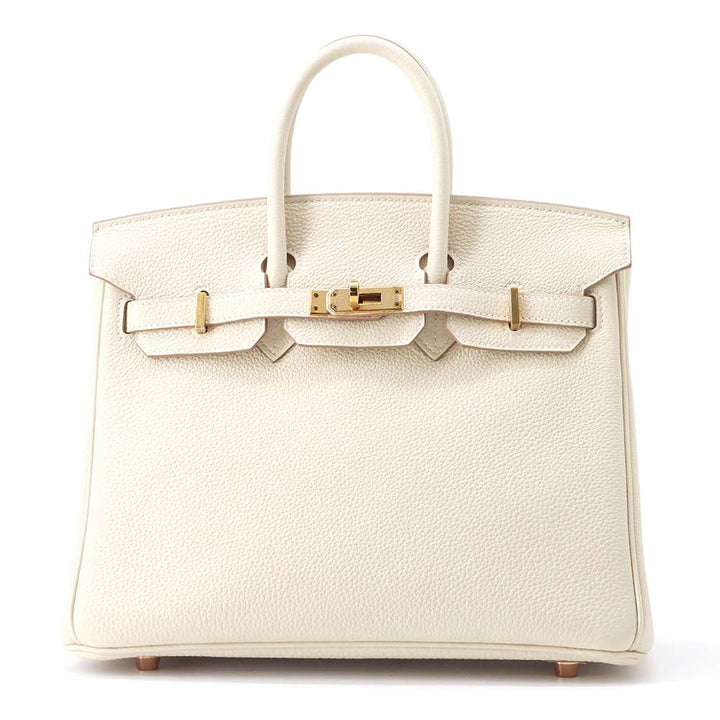 HERMES Birkin Craie Togo Leather Size 25