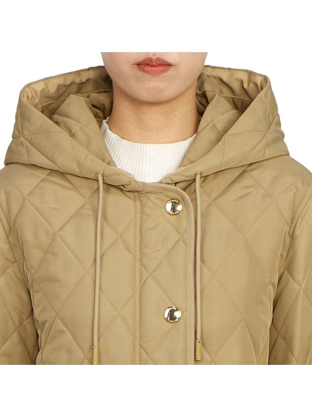 Burberry Diamond Quilted Hoodie Padding Archive Beige