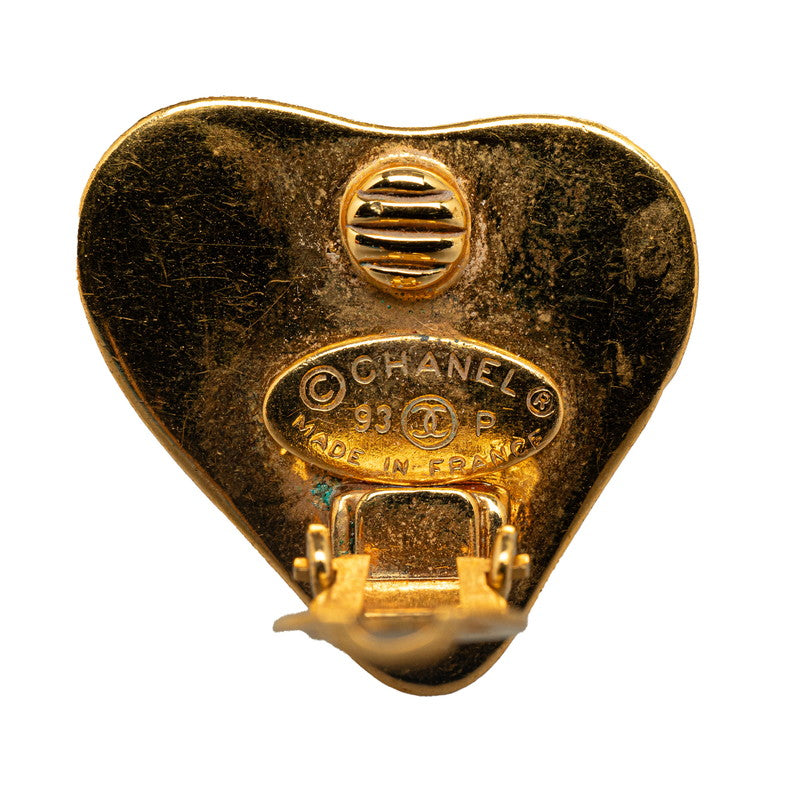 Top Quality Chanel COCOMARK HEART EARLING GOLD MECKING LADY CHANEL