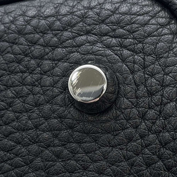HERMES Picotin Lock Black Taurillon Clemence Size MM