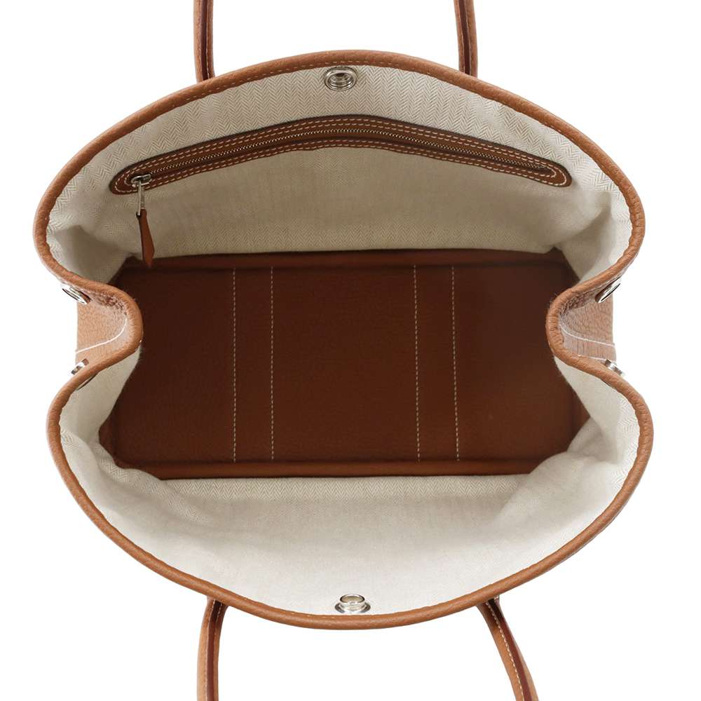 Hermes Garden Party Gold Negonda Leather Size TPM
