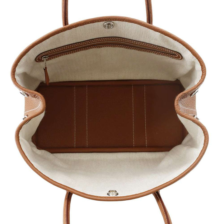 Hermes Garden Party Gold Negonda Leather Size TPM