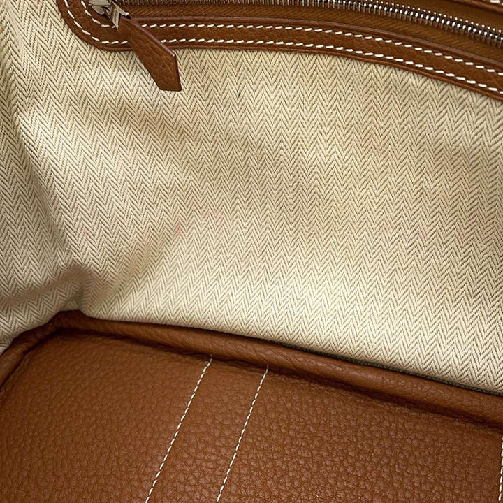 Hermes Garden Party Gold Negonda Leather Size TPM