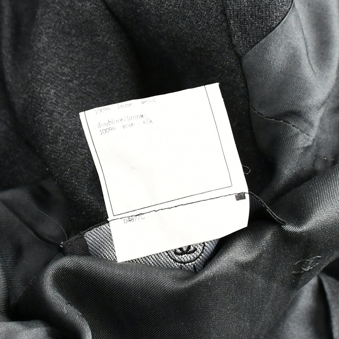 Top Quality Chanel Double Breasted Jacket Black 96A #38