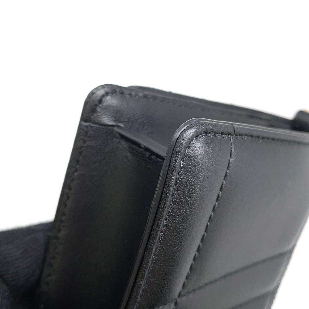 BURBERRY Roller ChainShoulder Bag Black 8066176 Leather
