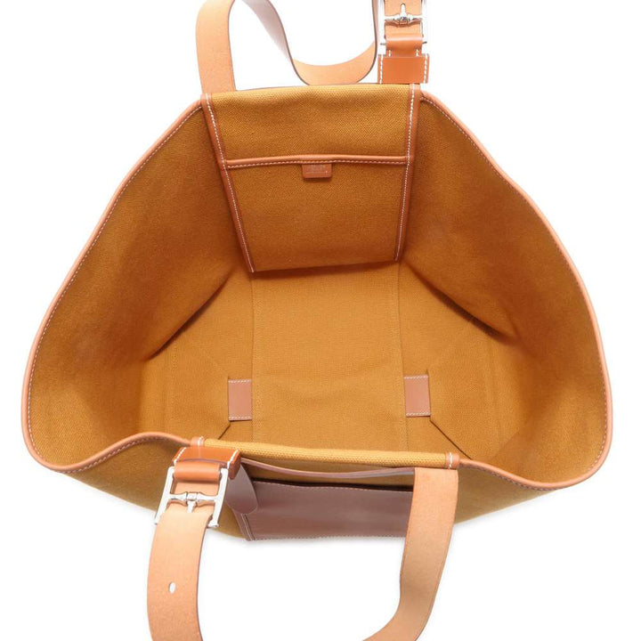 HERMES Etriviere Fauve/Desert Towargoelan Swift Leather Vache Hunter Leather Size 35