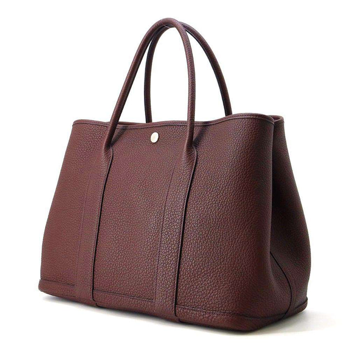HERMES Garden Party RougeSellier Negonda Leather Size PM