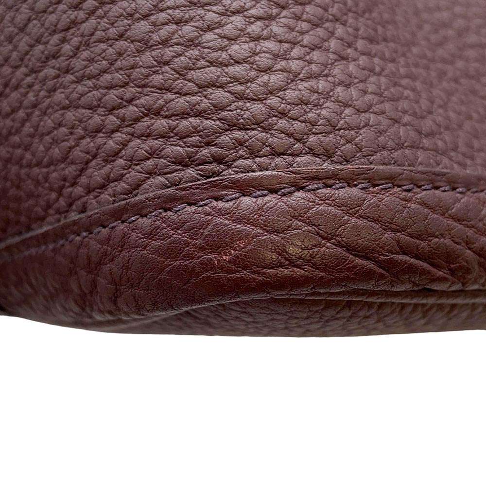 HERMES Garden Party RougeSellier Negonda Leather Size PM